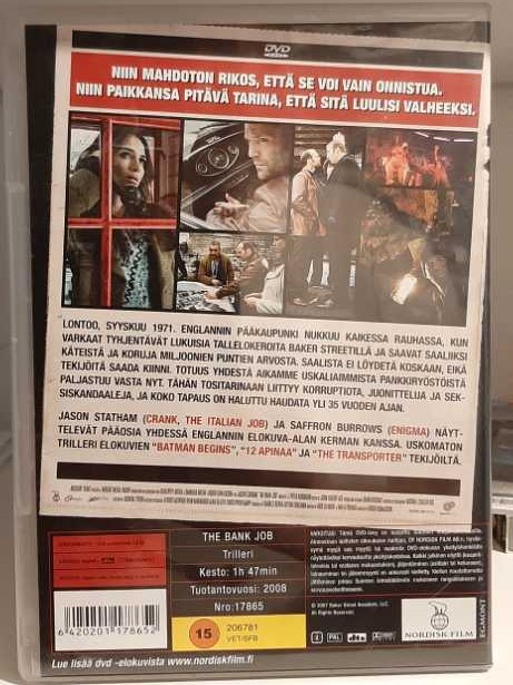 The Bank Job DVD movie collectible [Barcode 6420201178652] - Main Image 2