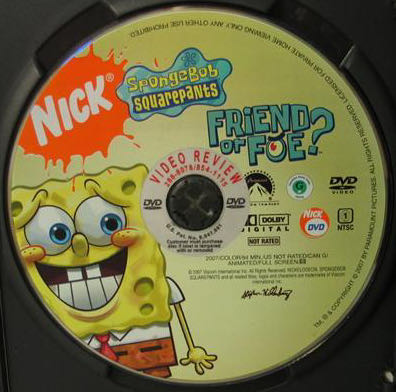 Spongebob Squarepants: Friend Or Foe DVD movie collectible [Barcode 5014437953438] - Main Image 3