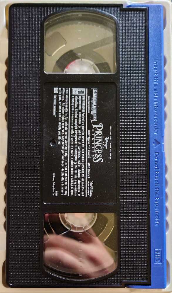 The Princess Diaries VHS movie collectible [Barcode 786936162332] - Main Image 3