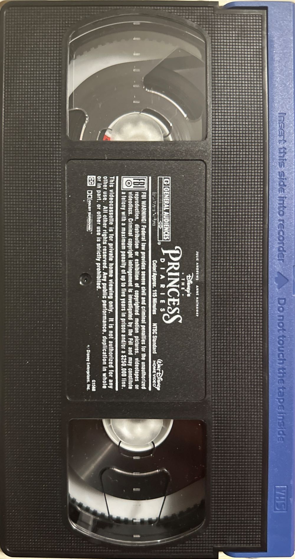The Princess Diaries VHS movie collectible [Barcode 786936162332] - Main Image 4