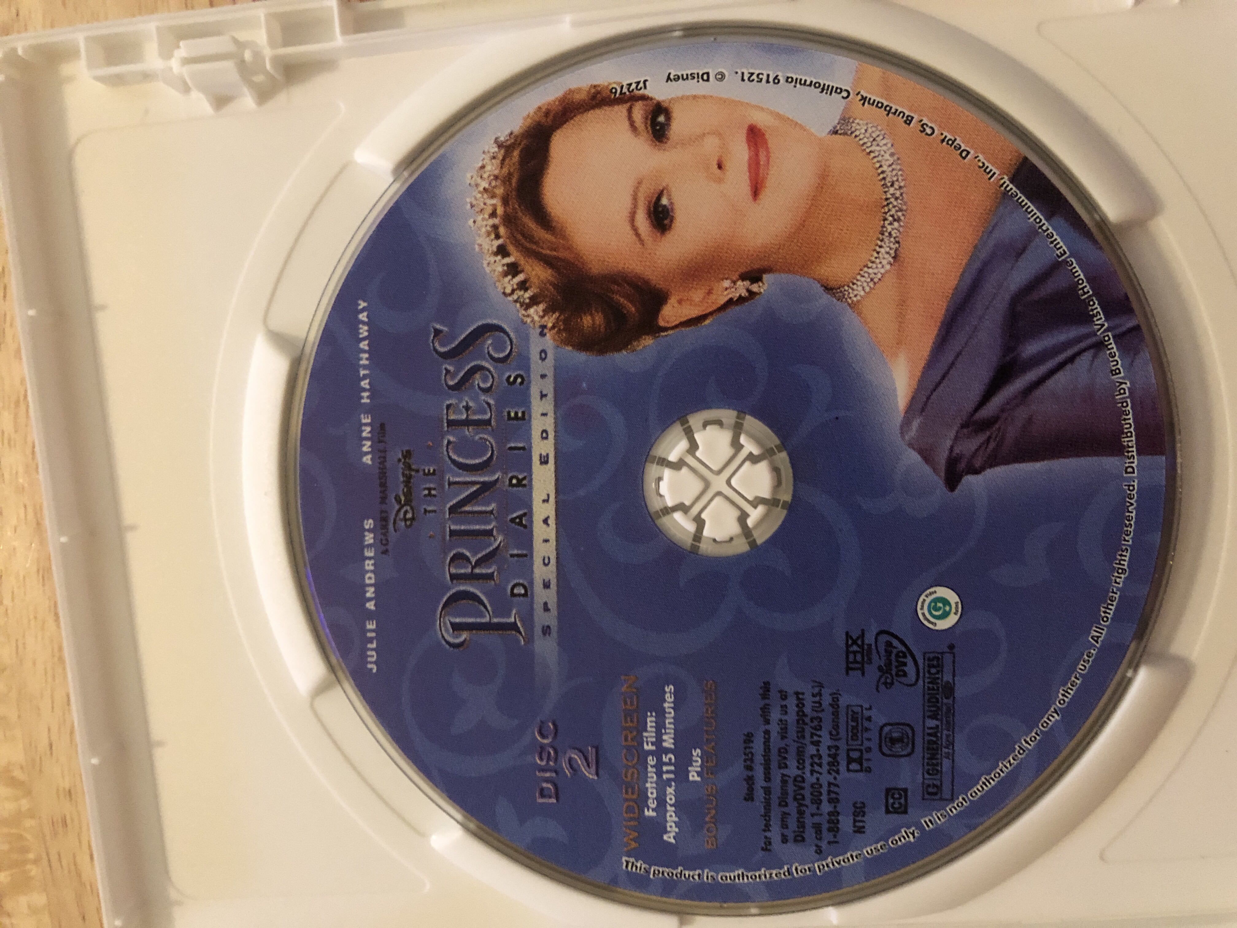 The Princess Diaries DVD movie collectible [Barcode 786936240016] - Main Image 4