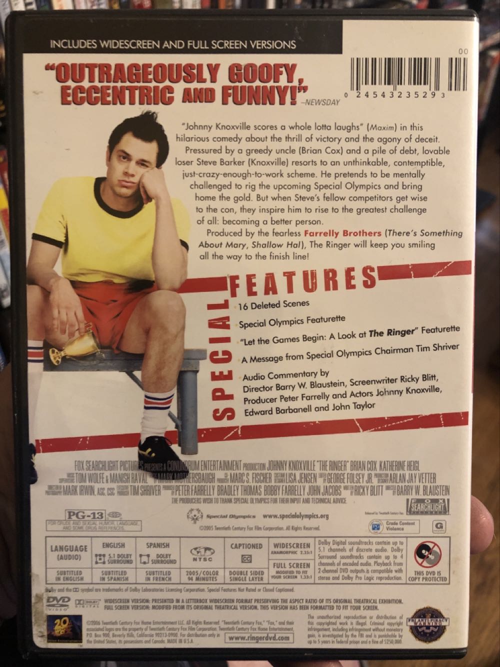 The Ringer DVD movie collectible [Barcode 024543235293] - Main Image 2