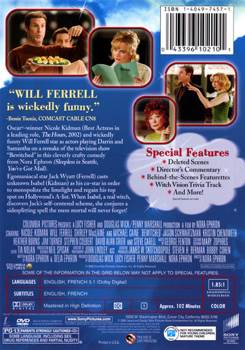 Bewitched DVD movie collectible [Barcode 5035822810532] - Main Image 2