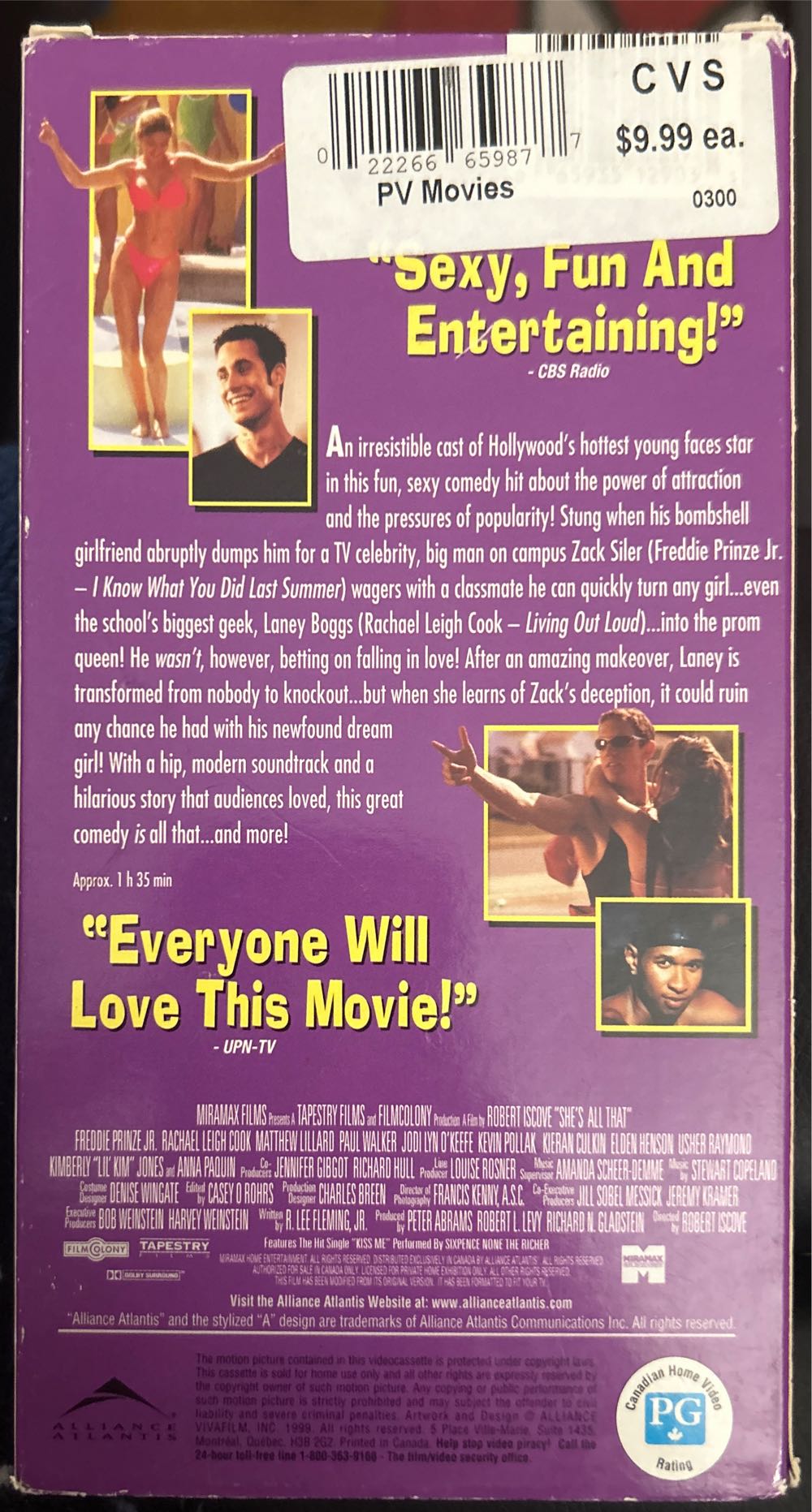 Shes All That VHS movie collectible [Barcode 78693610517] - Main Image 2