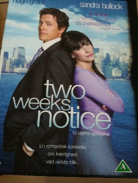 Two Weeks Notice DVD movie collectible [Barcode 7321979234184] - Main Image 1