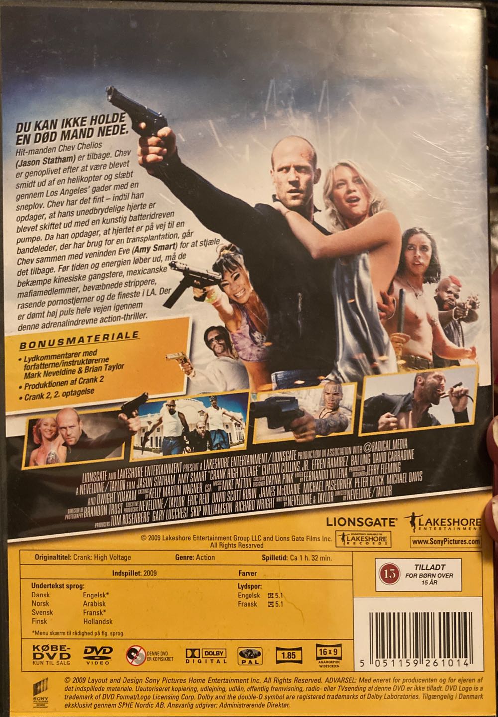 Crank: High Voltage DVD movie collectible [Barcode 5051159261014] - Main Image 2