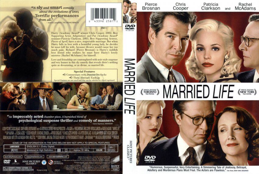 Married Life Blu-ray movie collectible [Barcode 043396271890] - Main Image 2