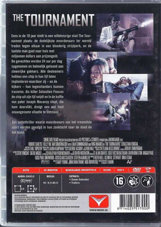 Tournament, The DVD movie collectible [Barcode 8714025517000] - Main Image 2