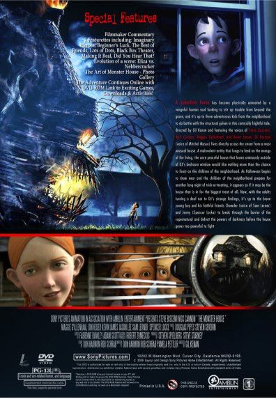 Monster House DVD movie collectible [Barcode 0043396157705] - Main Image 2