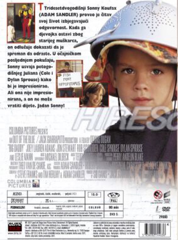 Big Daddy Blu-ray movie collectible [Barcode 043396258068] - Main Image 2