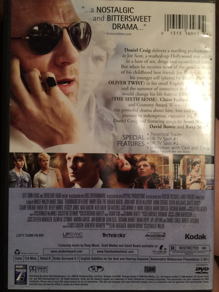 Flashbacks of a Fool DVD movie collectible [Barcode 013131609394] - Main Image 2