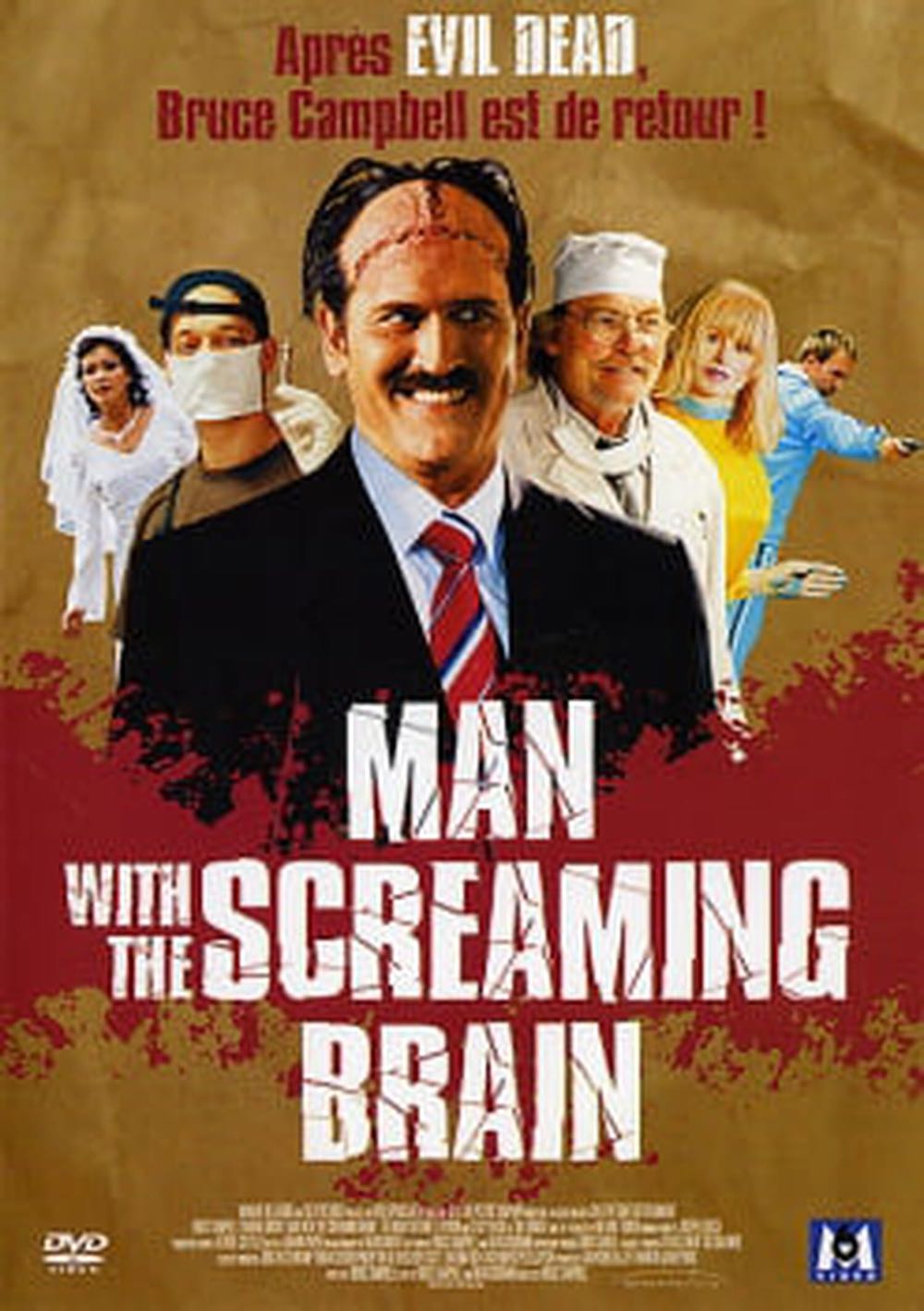 Man With the Screaming Brain DVD movie collectible [Barcode 013131413496] - Main Image 2