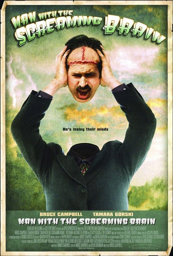 Man With the Screaming Brain DVD movie collectible [Barcode 013131413496] - Main Image 3