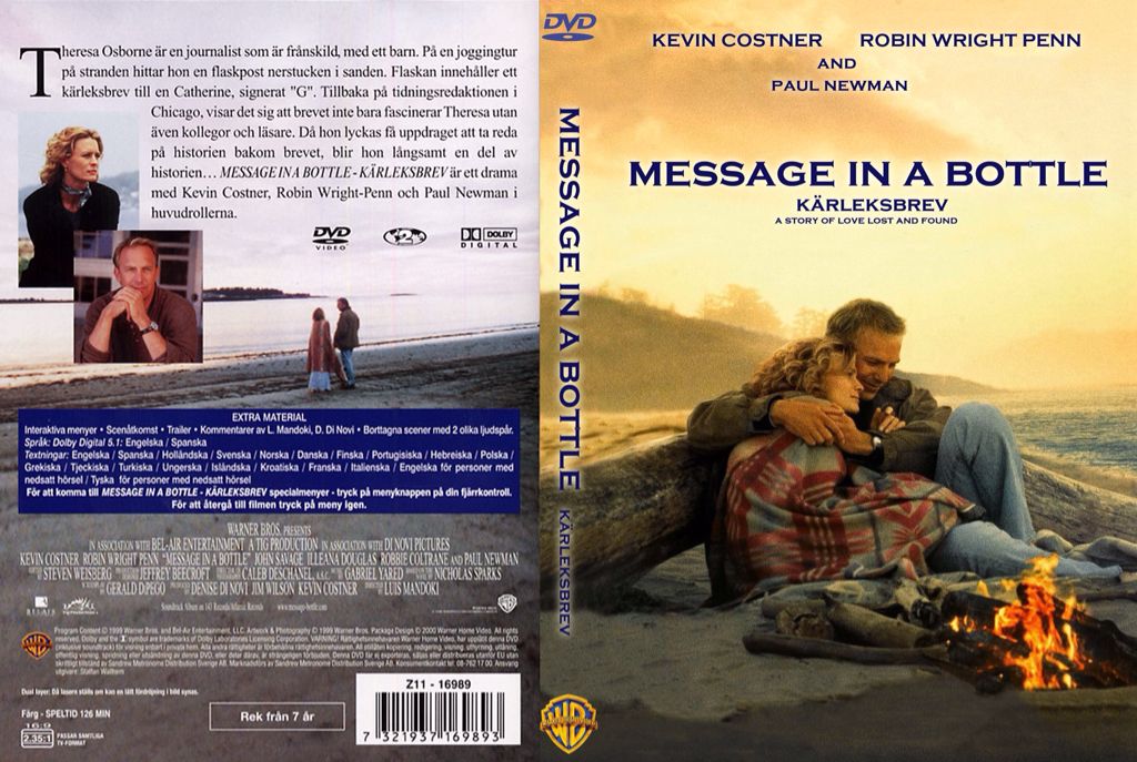 Message in a Bottle DVD movie collectible [Barcode 085391698920] - Main Image 2