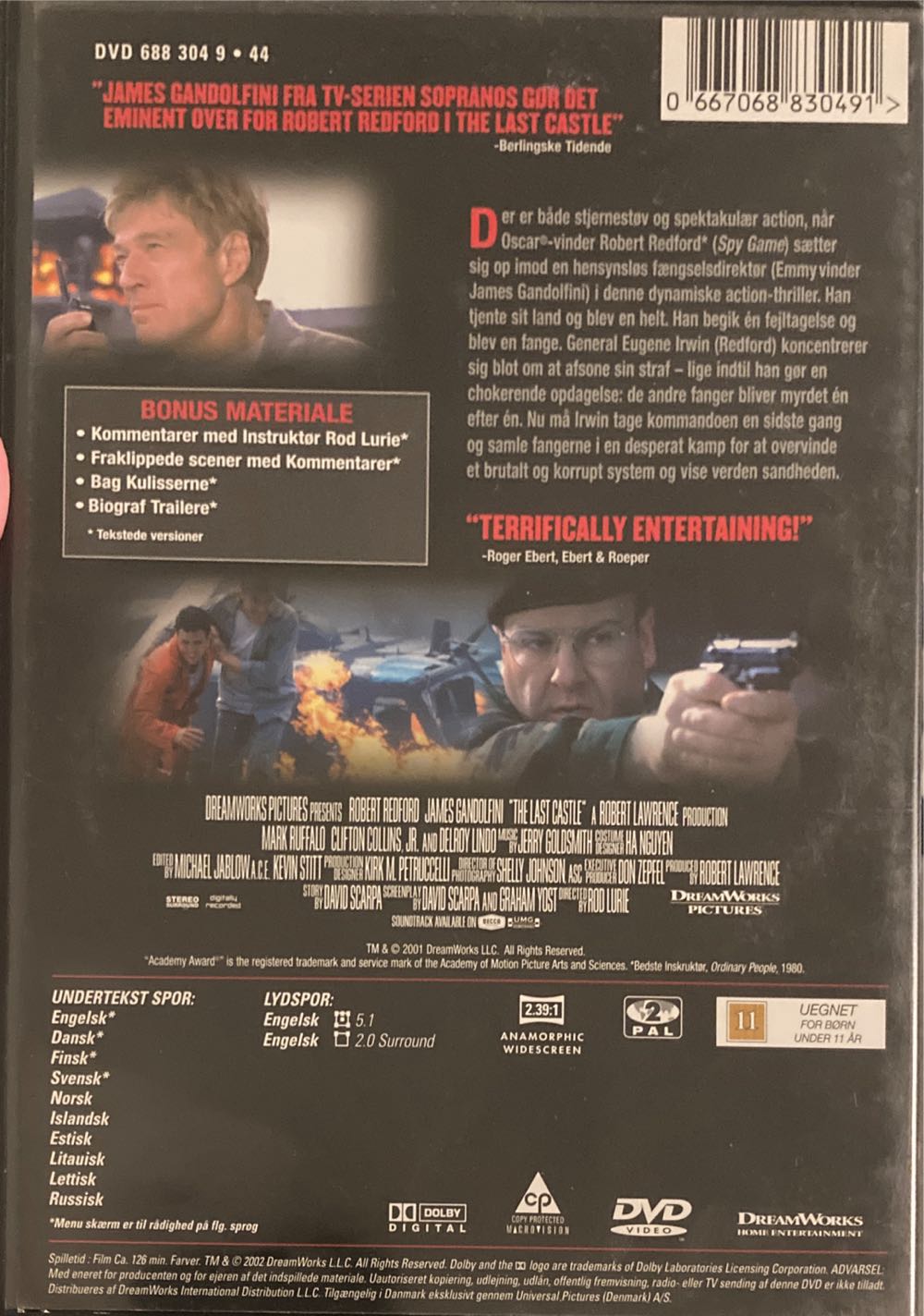 Last Castle, The DVD movie collectible [Barcode 667068830491] - Main Image 2