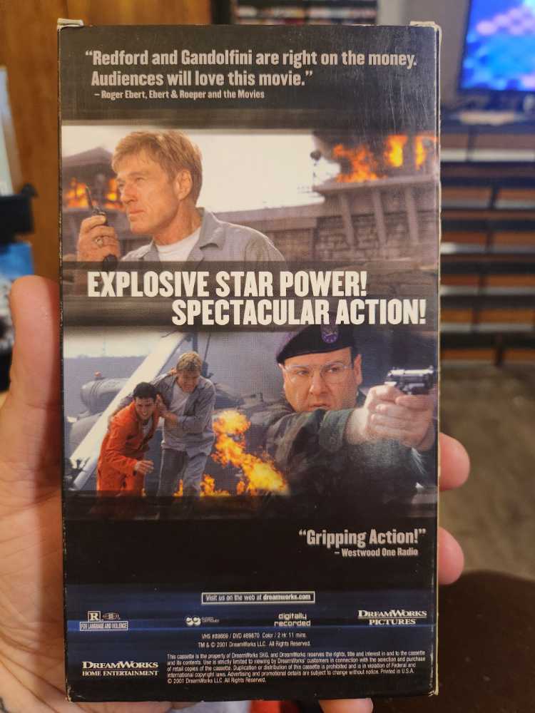 The Last Castle VHS movie collectible [Barcode 667068994834] - Main Image 2