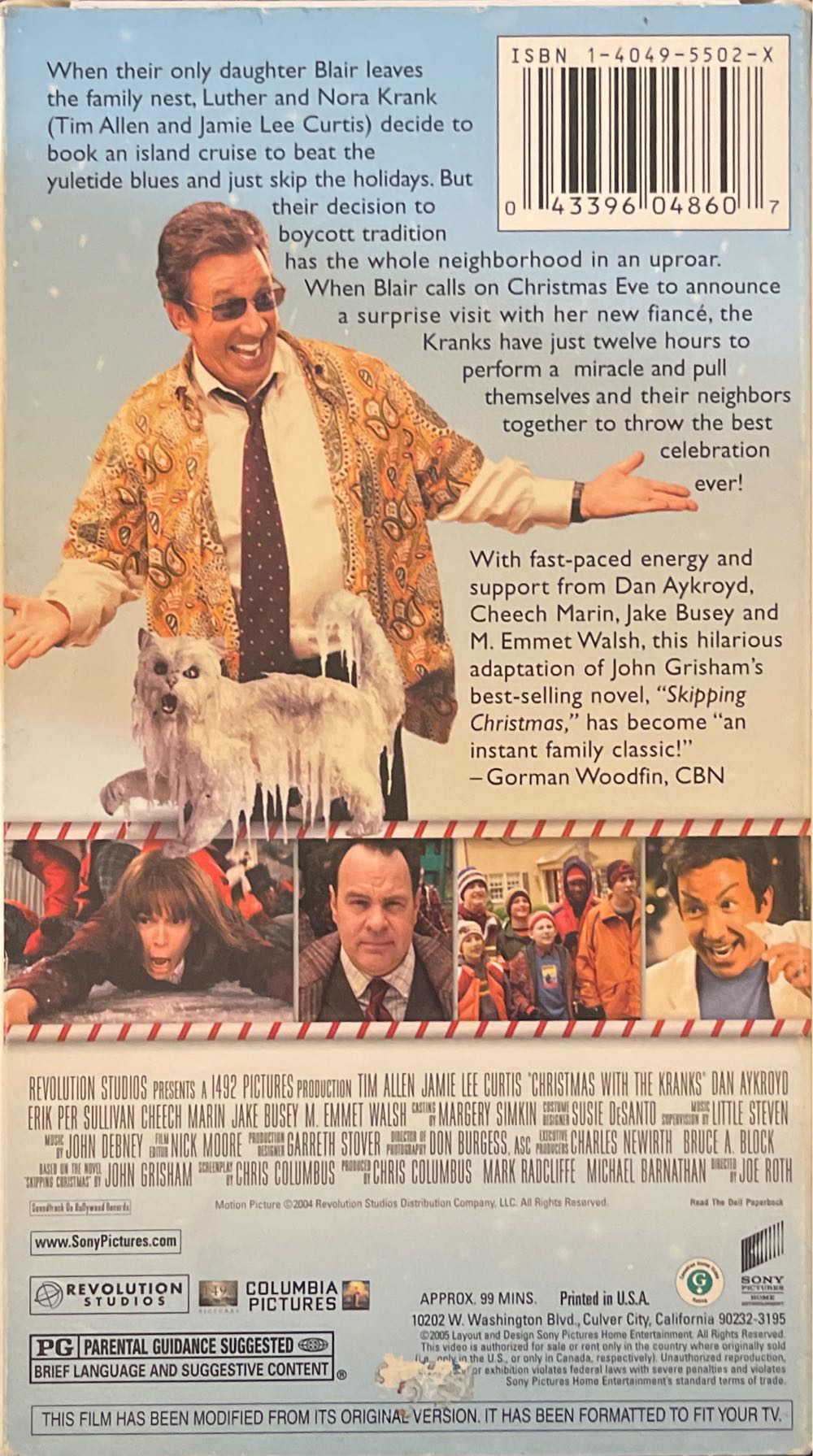 Christmas With The Kranks VHS movie collectible [Barcode 043396048607] - Main Image 2