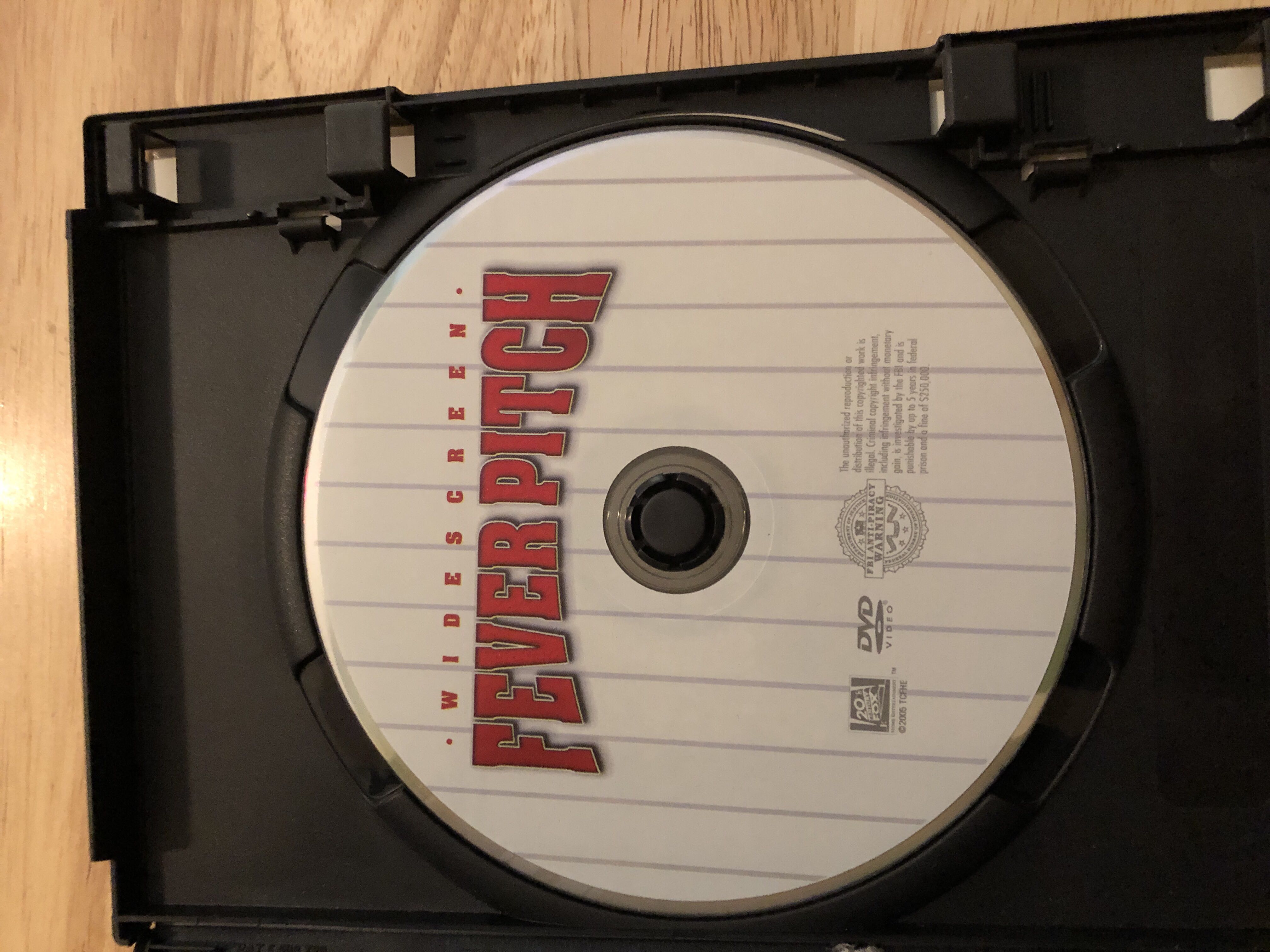 Fever Pitch DVD movie collectible [Barcode 024543211495] - Main Image 3