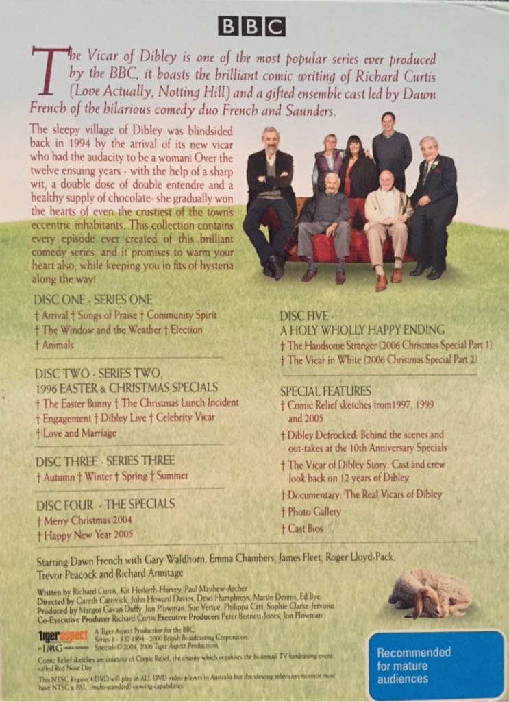 The Vicar of Dibley Immaculate Collection DVD movie collectible [Barcode 9397810151192] - Main Image 2