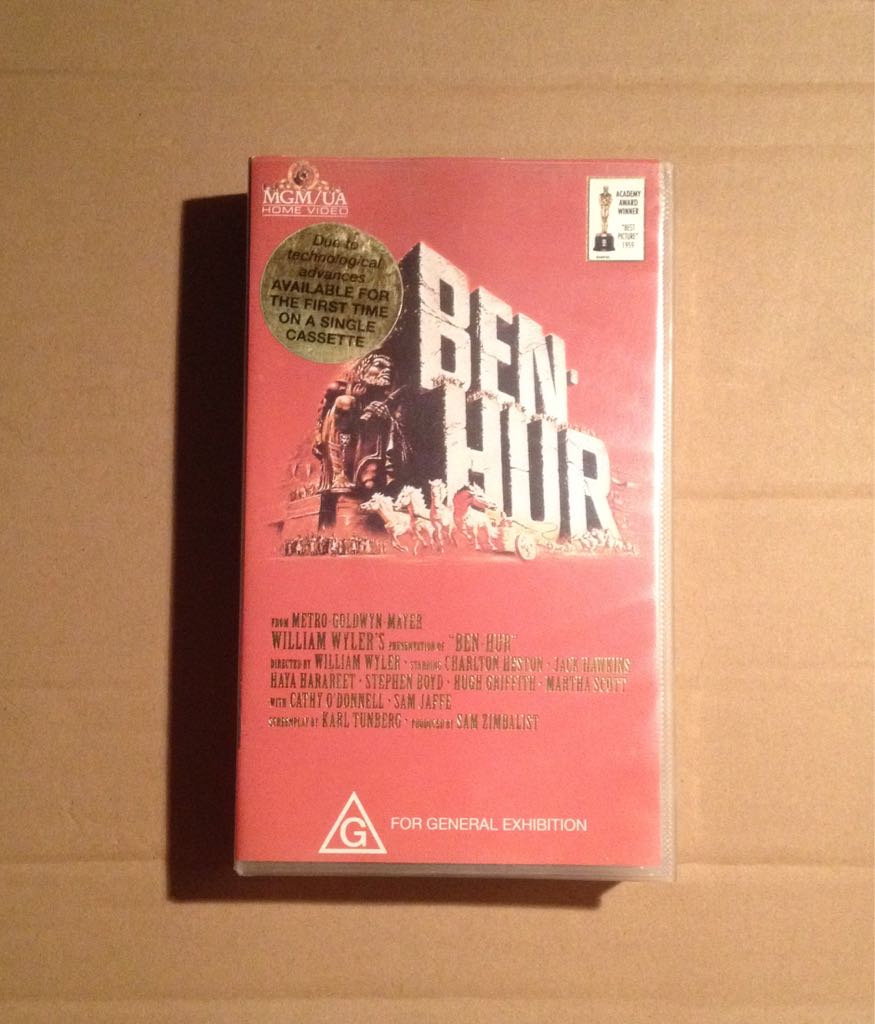 Ben-Hur Part 1 VHS movie collectible [Barcode 012569550735] - Main Image 2