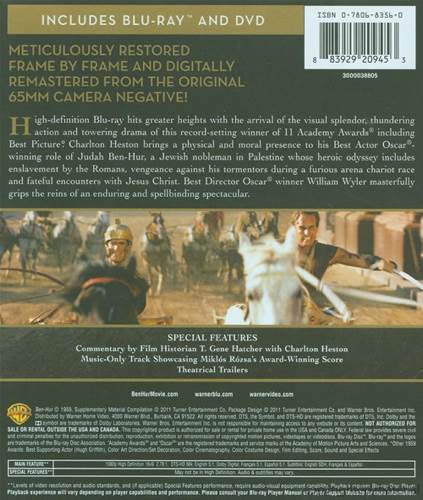 Ben-Hur Blu-ray movie collectible [Barcode 883929209453] - Main Image 2