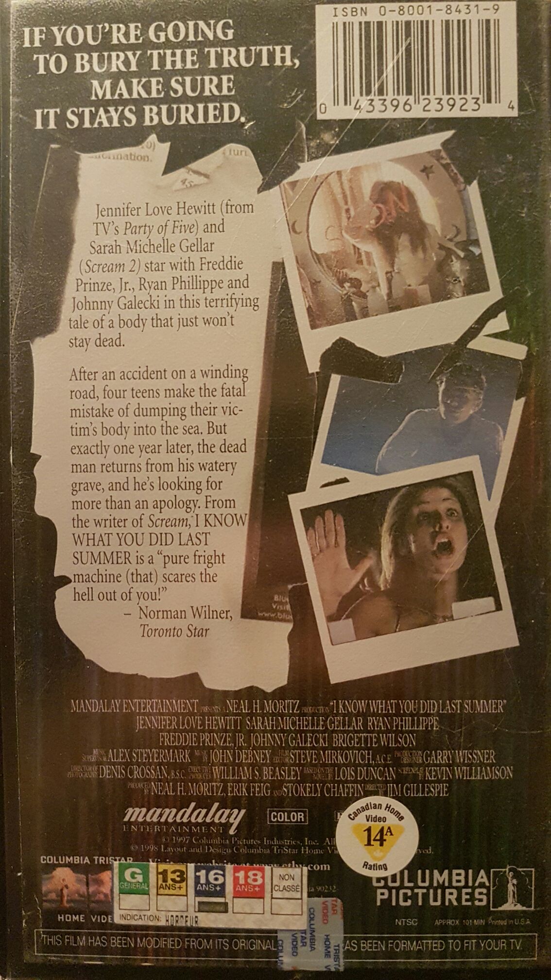 I Know What You Did Last Summer Digital Copy movie collectible [Barcode 043396239234] - Main Image 2