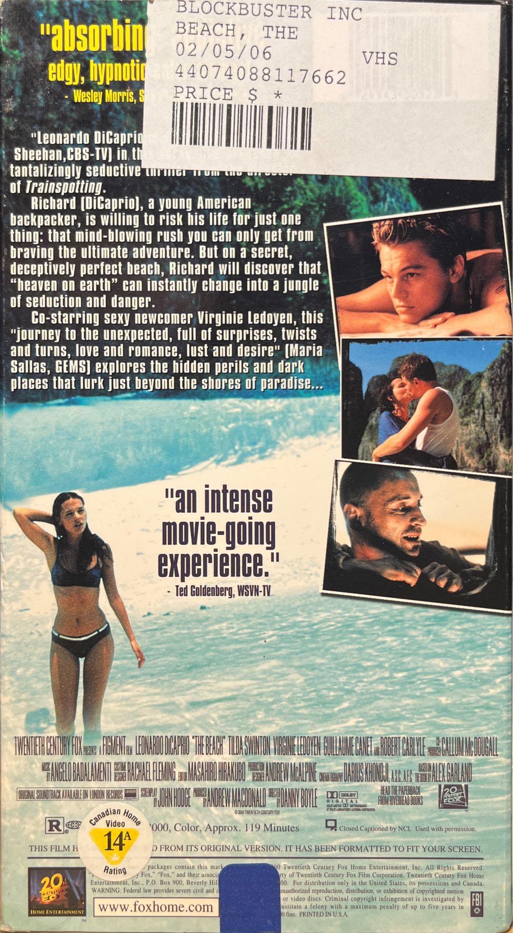 The Beach VHS movie collectible [Barcode 024543029410] - Main Image 2