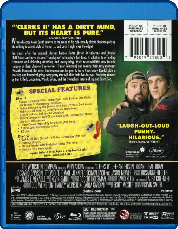 Clerks II Blu-ray movie collectible - Main Image 2
