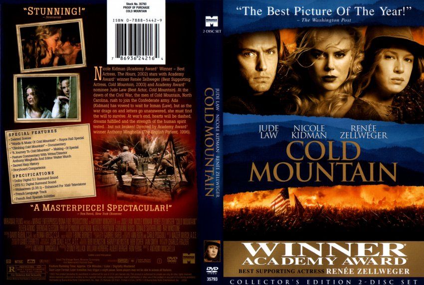 (002) Cold Mountain DVD-R movie collectible [Barcode 7890552000473] - Main Image 2
