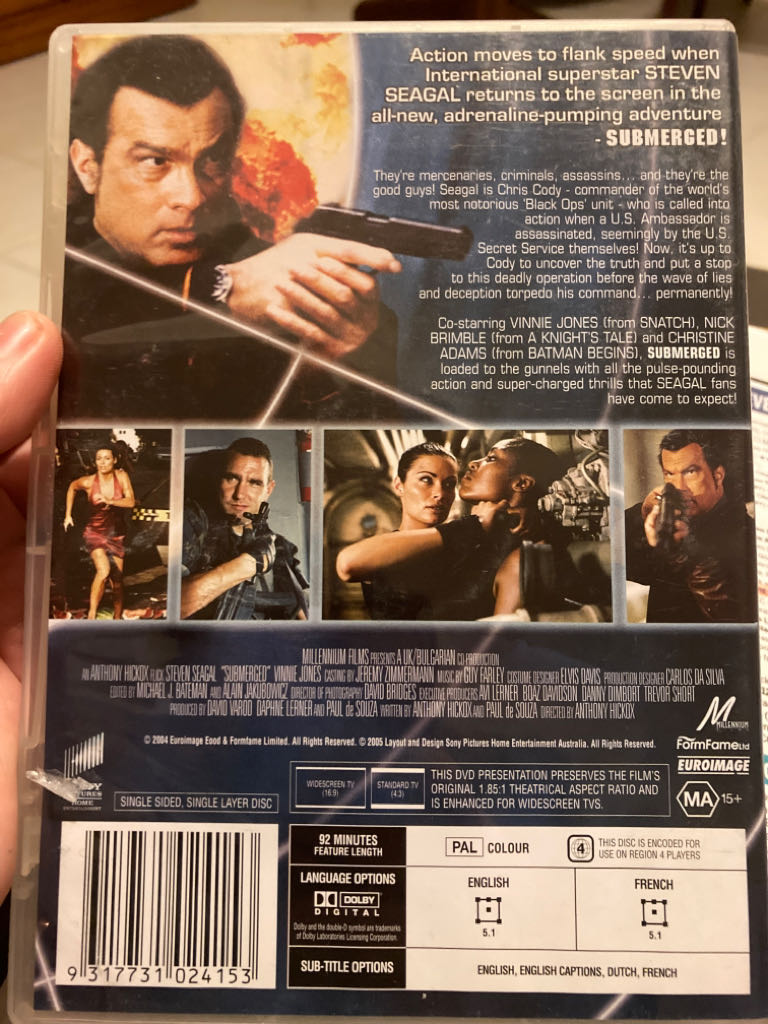 Submerged DVD movie collectible [Barcode 9317731024153] - Main Image 2