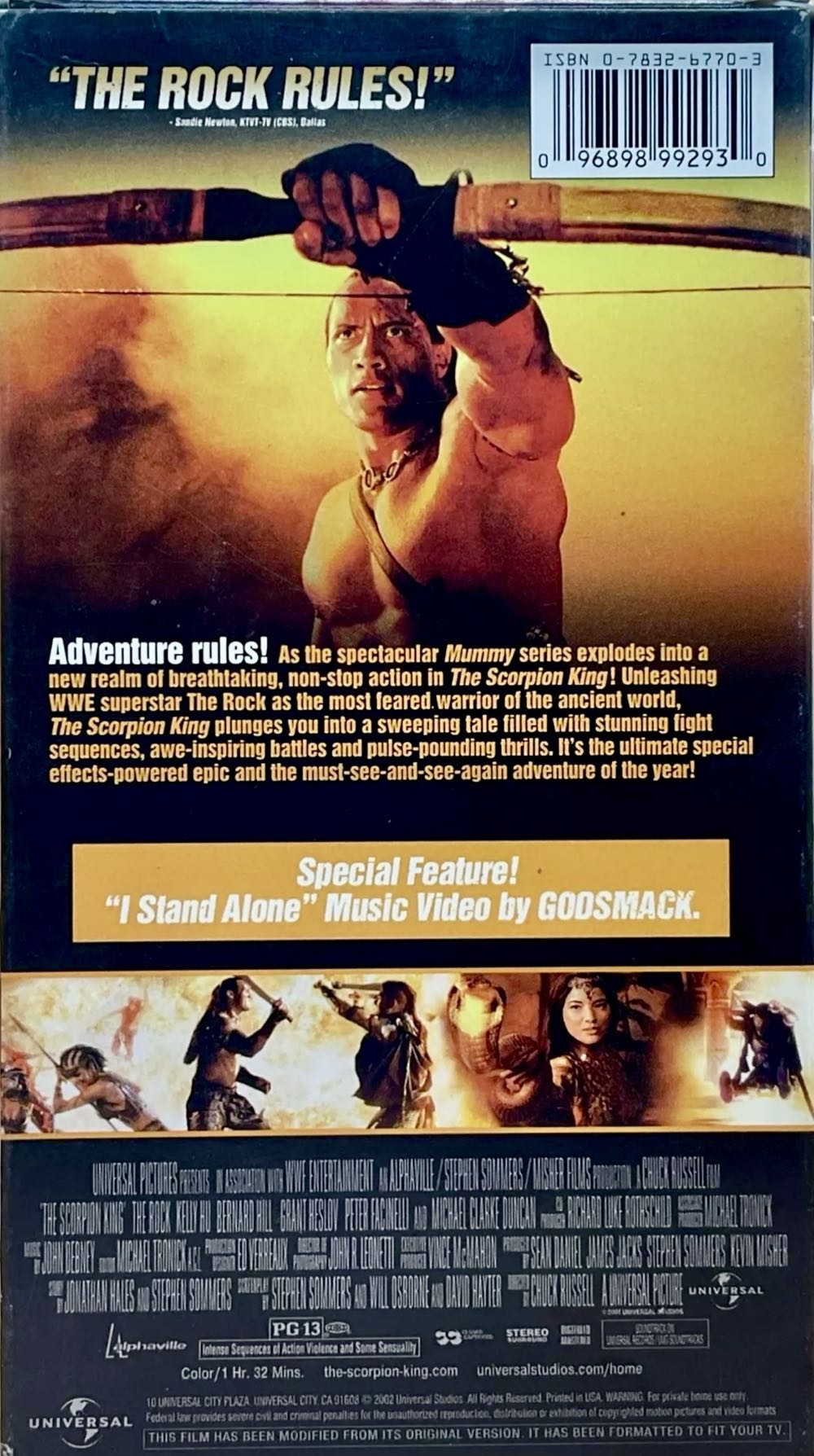 The Scorpion King VHS movie collectible [Barcode 3259190715936] - Main Image 2