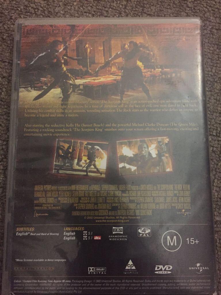 The Scorpion King DVD movie collectible - Main Image 2