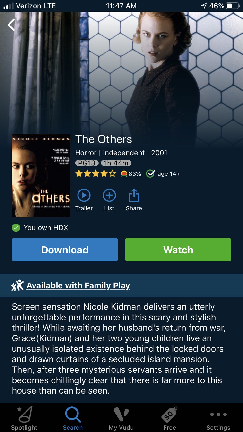 The Others DVD movie collectible [Barcode 031398134725] - Main Image 4