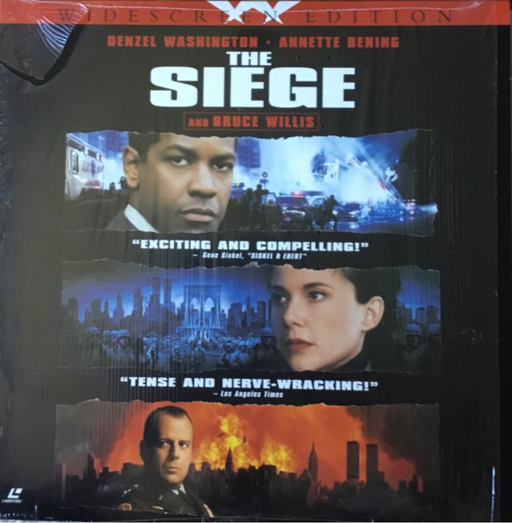 The Siege Laser Disc movie collectible [Barcode 086162017360] - Main Image 1