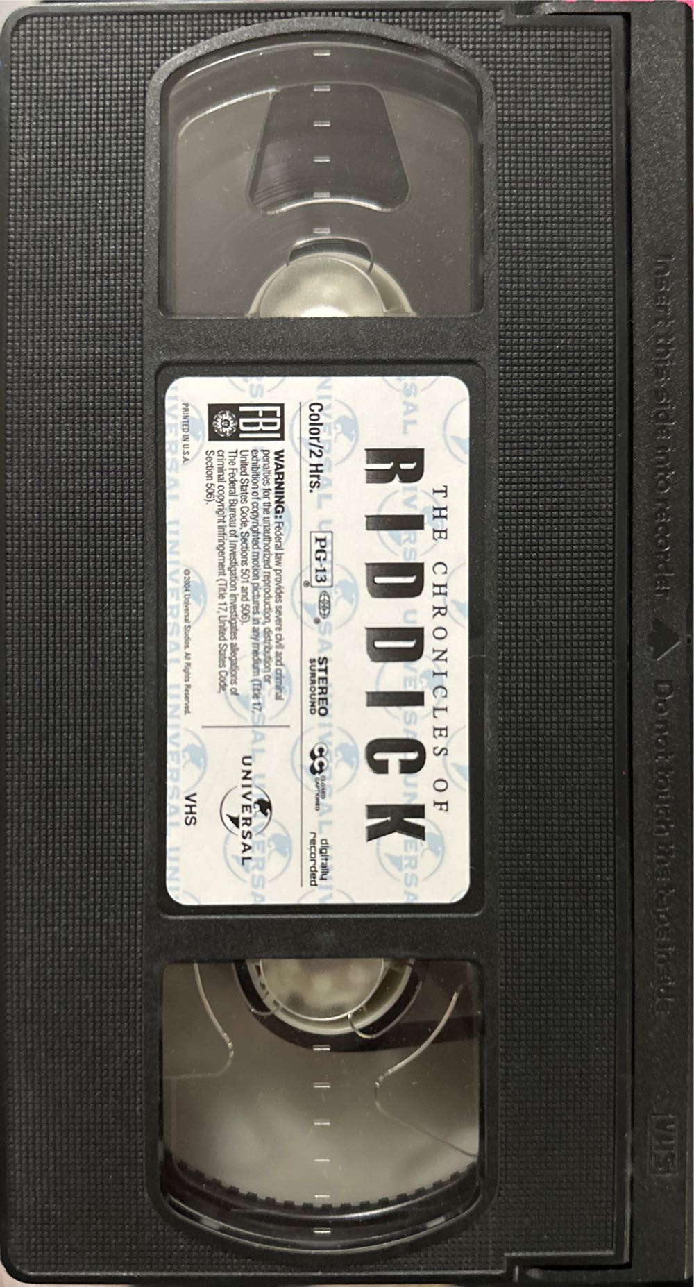 Chronicles of Riddick,The VHS movie collectible [Barcode 096896220530] - Main Image 4