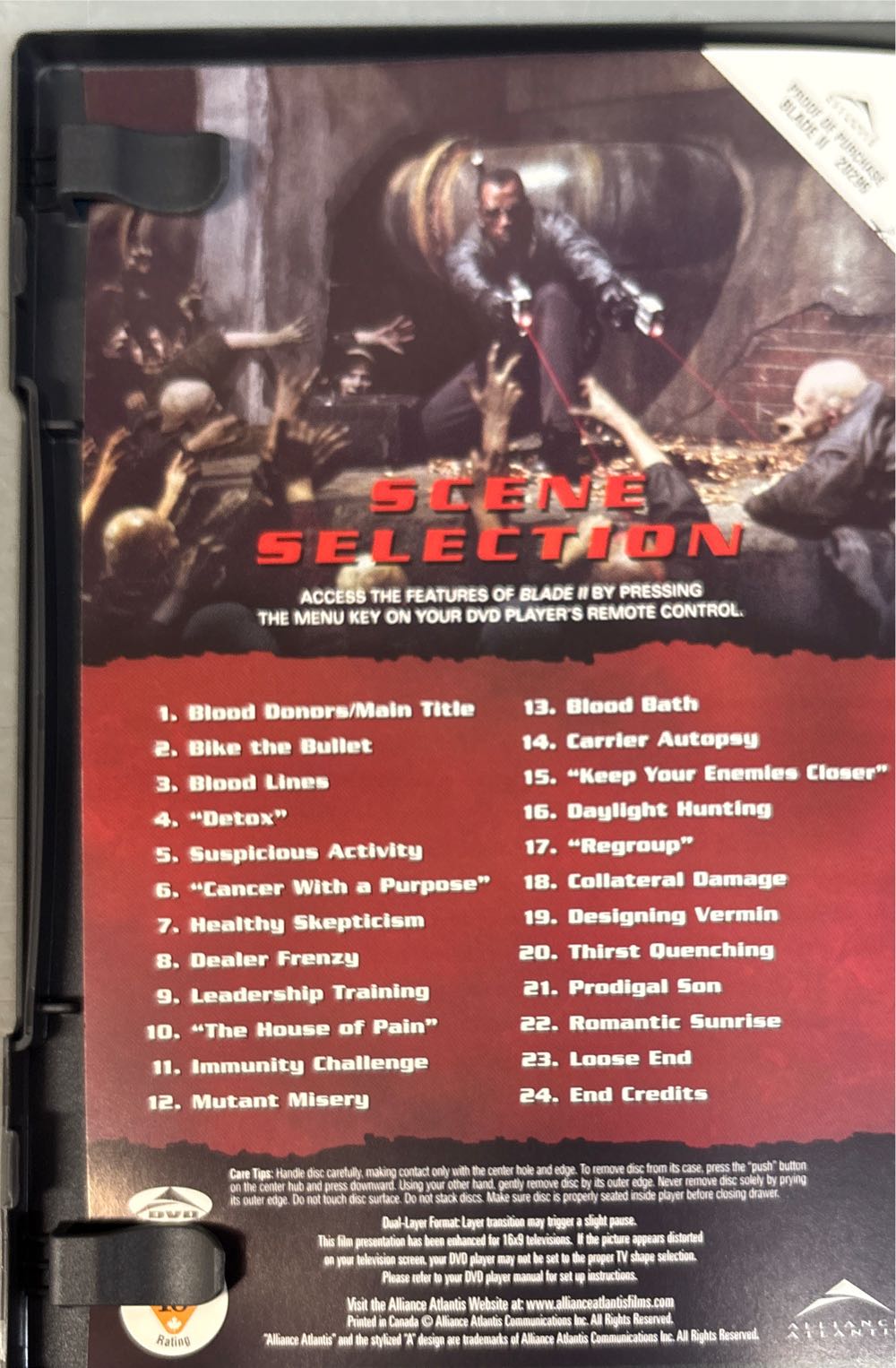Blade 2 (Wesley Snipes) DVD movie collectible [Barcode 065935202967] - Main Image 4