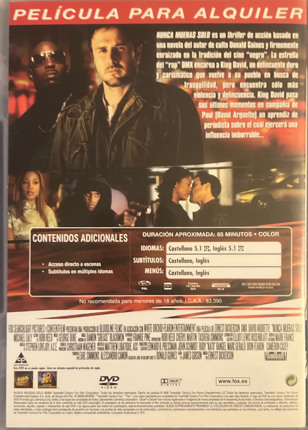 DMX Never Die Alone DVD movie collectible [Barcode 024543129066] - Main Image 2