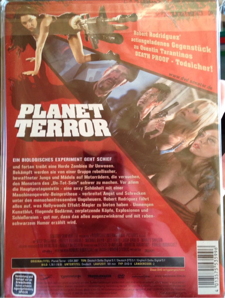 Planet Terror DVD movie collectible [Barcode 4013575535996] - Main Image 2