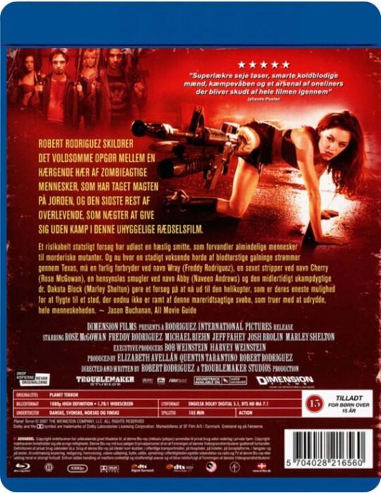 Planet Terror Blu-ray movie collectible [Barcode 796019817165] - Main Image 2