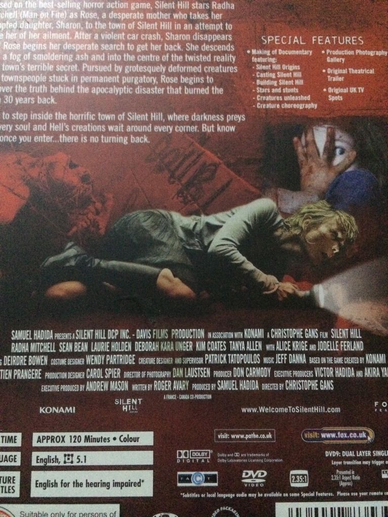 Silent Hill DVD movie collectible [Barcode 5060002835395] - Main Image 2