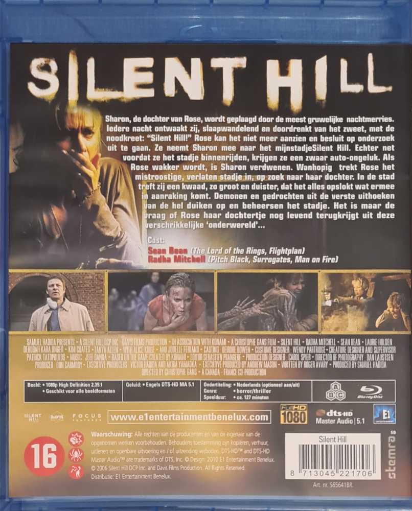Silent Hill Blu-ray movie collectible [Barcode 8713045221706] - Main Image 2