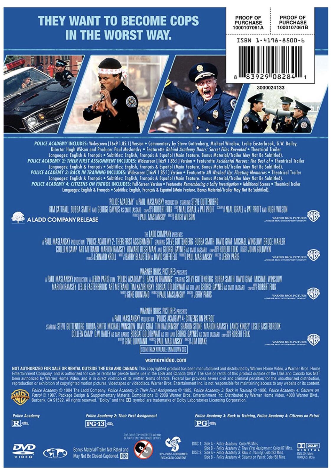 Police Academy 2: Their First Assignment Blu-ray movie collectible [Barcode 8539318432] - Main Image 3