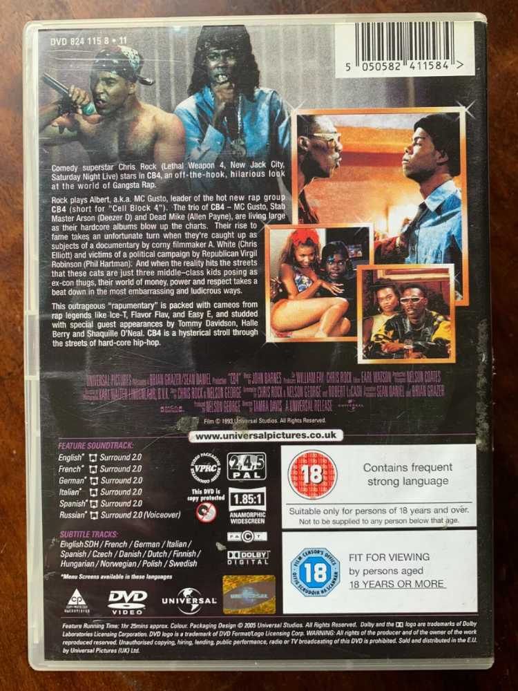 CB4: The Movie DVD movie collectible [Barcode 8714025513422] - Main Image 3