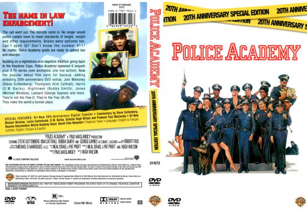 Police Academy DVD movie collectible [Barcode 085391190097] - Main Image 2
