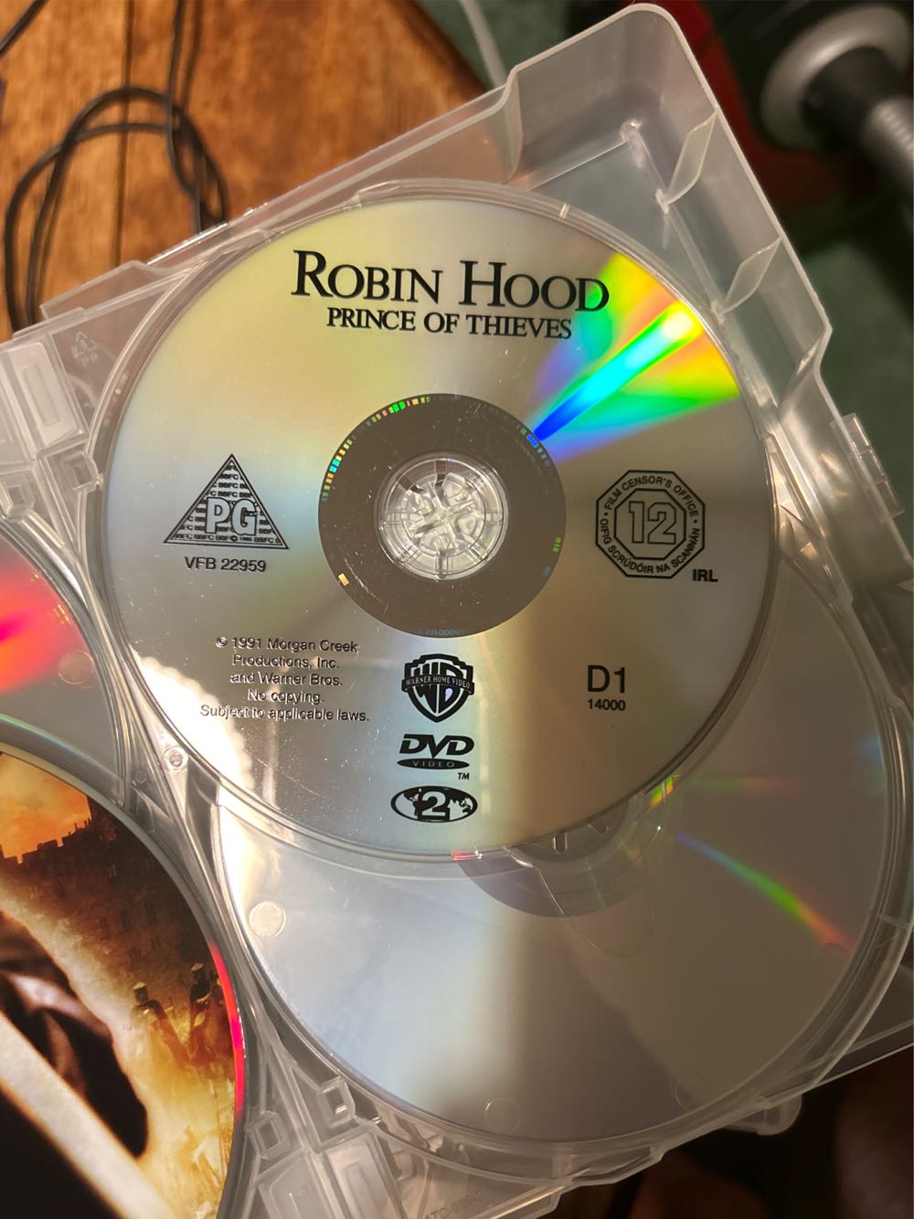 Robin Hood: Prince Of Thieves Video 8 movie collectible [Barcode 085391400080] - Main Image 2