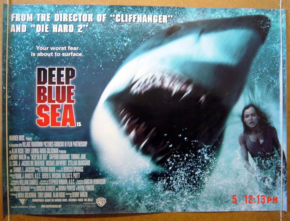 Deep Blue Sea DVD movie collectible [Barcode 9397910659291] - Main Image 3