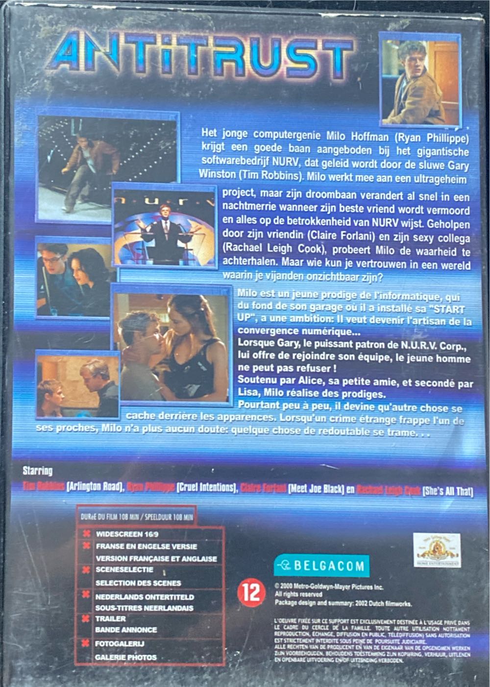 Antitrust DVD movie collectible [Barcode 2761686143] - Main Image 2