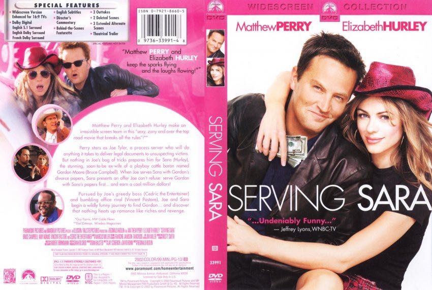 Serving Sara DVD BG DVD movie collectible [Barcode 5060002831243] - Main Image 2