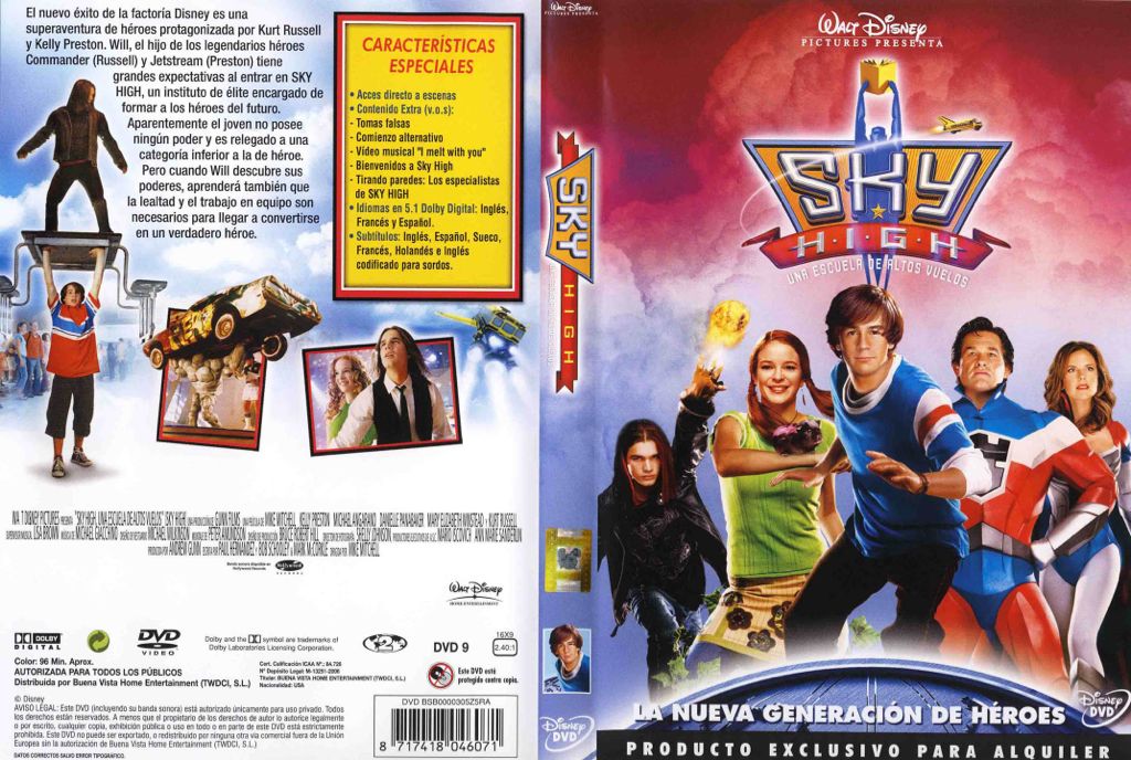 Sky High DVD movie collectible [Barcode 9398524251031] - Main Image 2