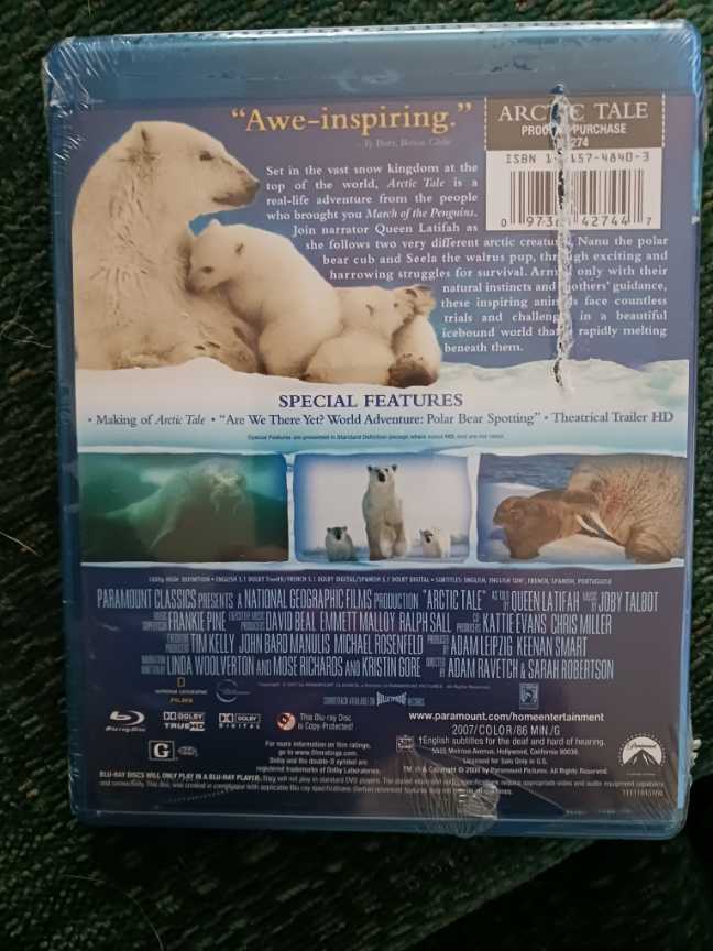 Arctic Tale Blu-ray movie collectible [Barcode 097361427447] - Main Image 3